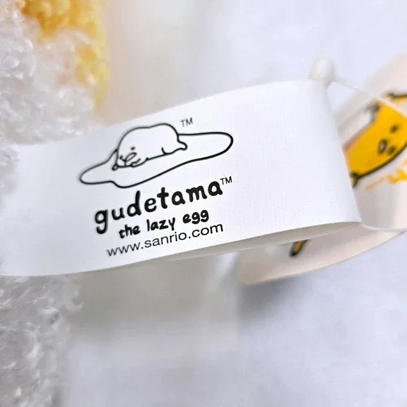 GUND Sanrio Gudetama Deluxe Egg In Shell 17" Plush The Lazy Egg NWT #6054303 - Picture 5 of 9